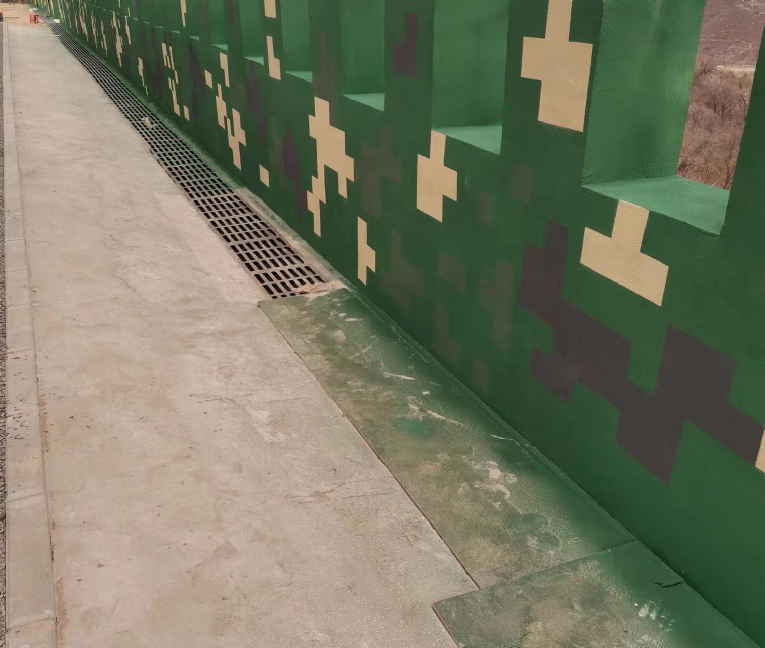 哈密围墙迷彩喷涂,数迷彩漆