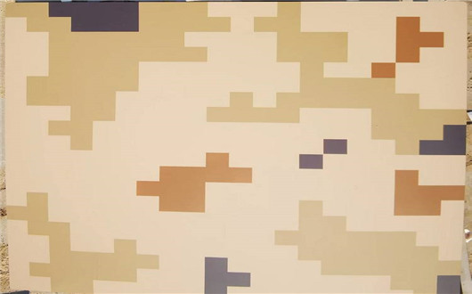 哈密荒漠迷彩漆喷涂