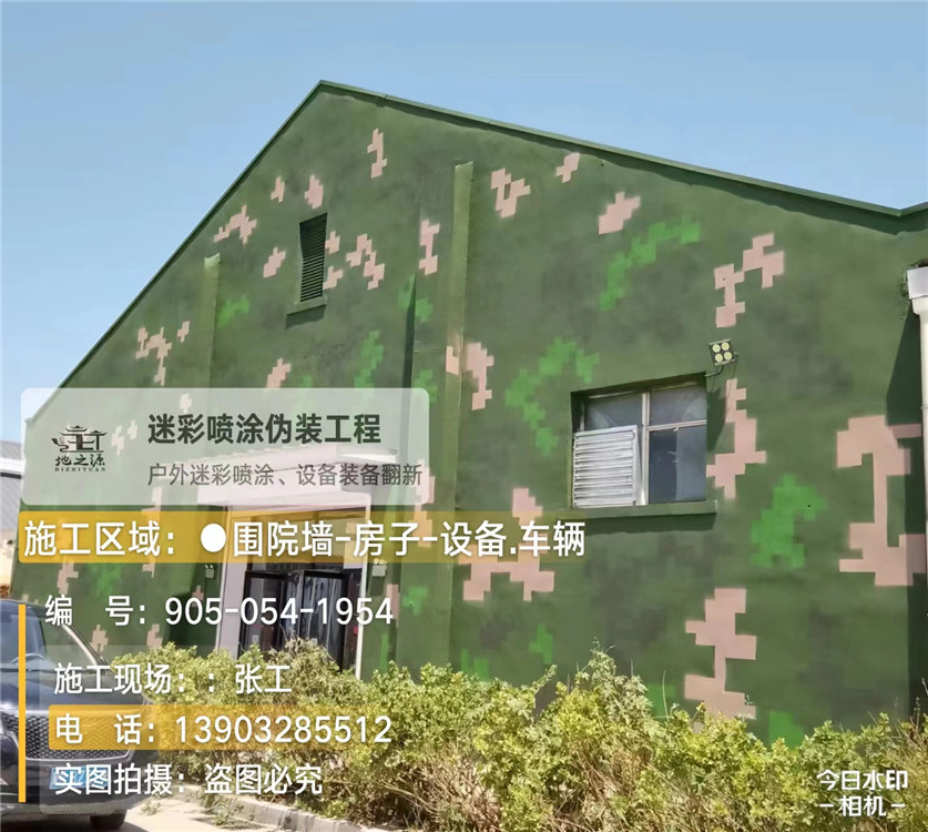 哈密外墙数码迷彩漆施工报价清单（100㎡标准墙面测算）